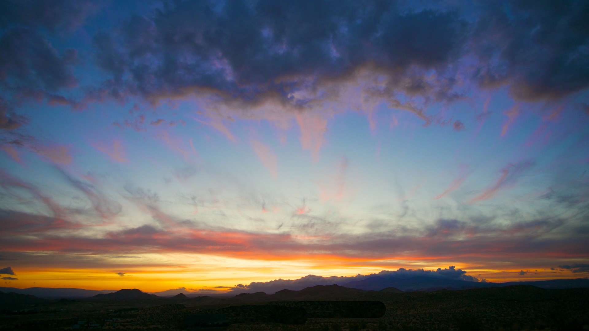 Desert Sunset In Mojave