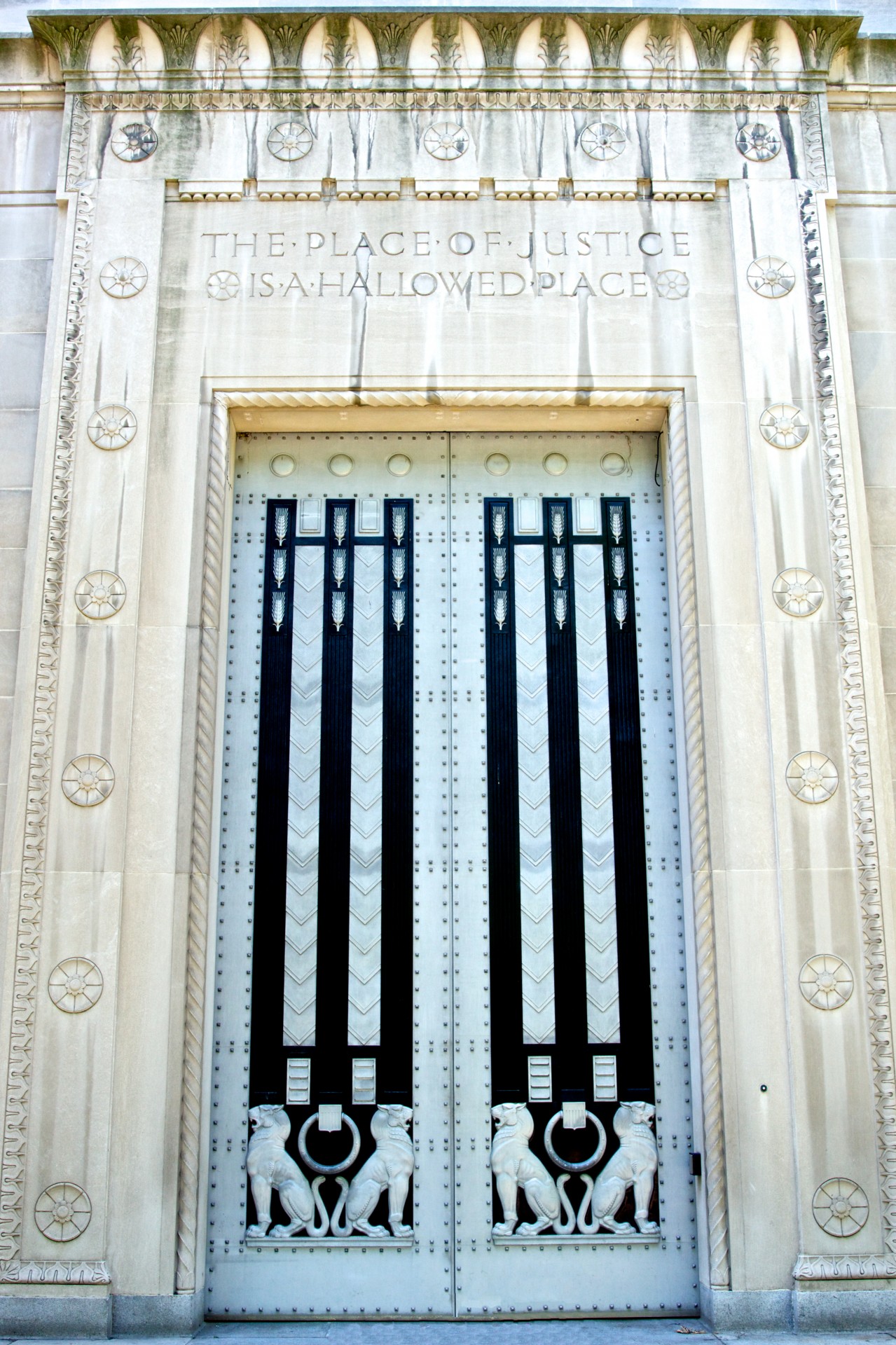 Doors Of The Department Of Justice