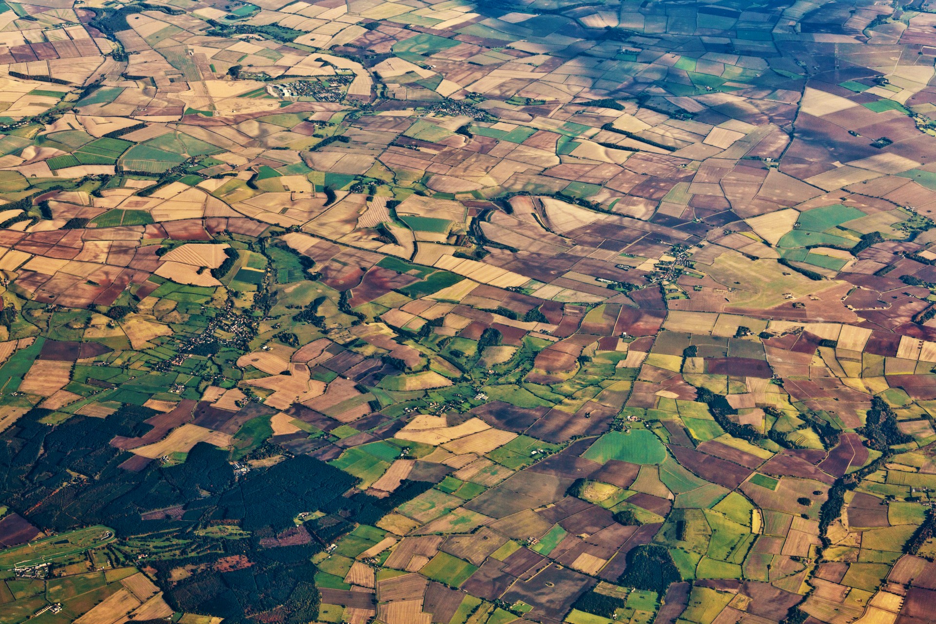 English Aerial Landscape
