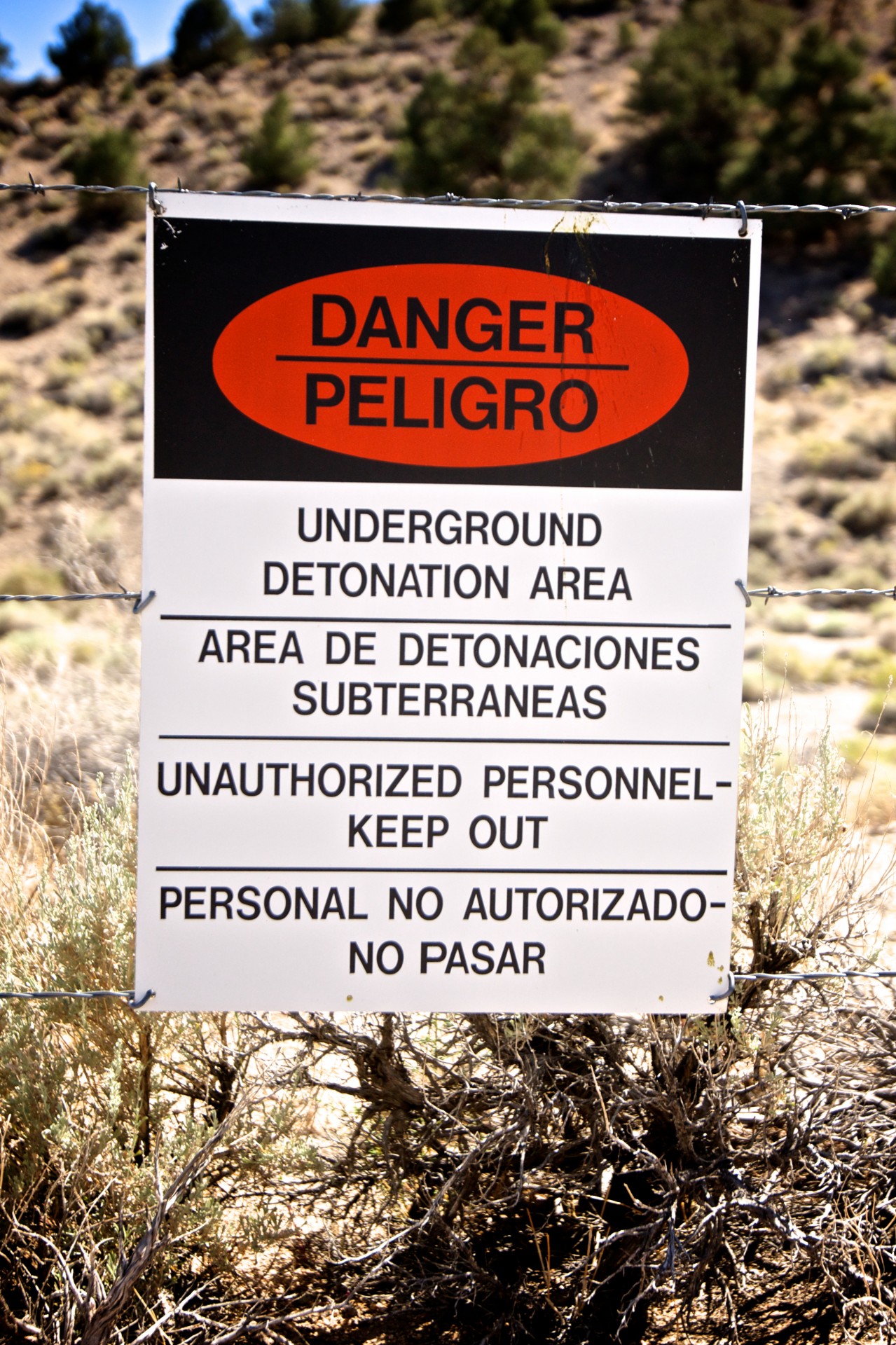 Explosion Danger Sign