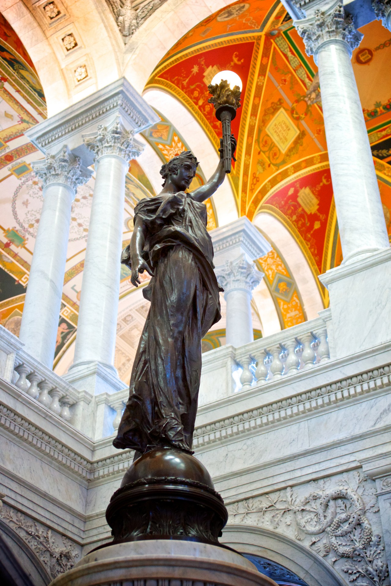 Female Statue Library Of Congress