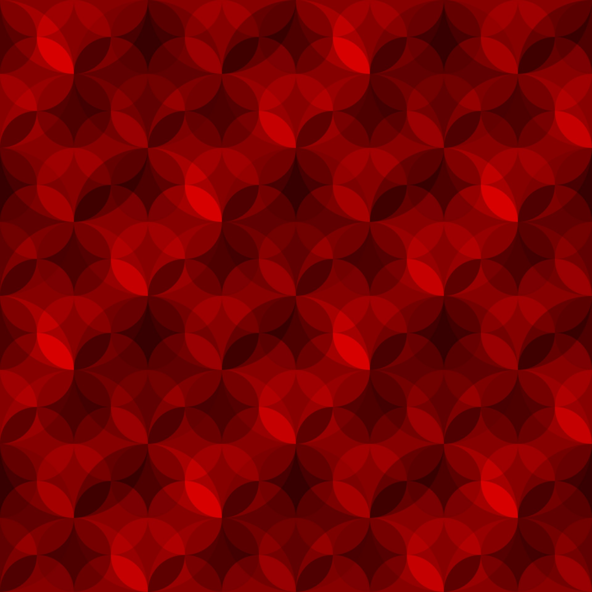 Geometric Pattern Red