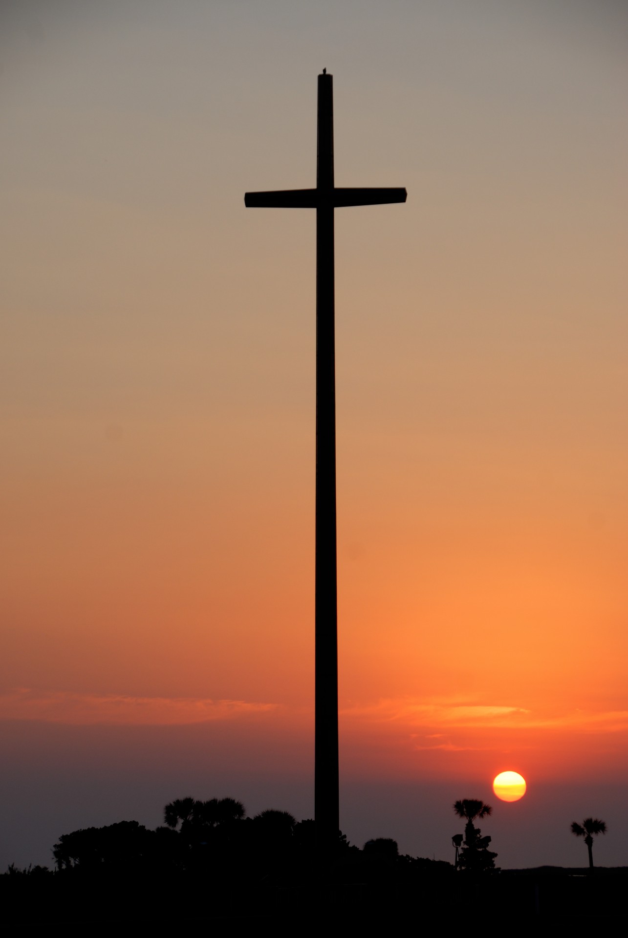 Great Cross At Sunrise