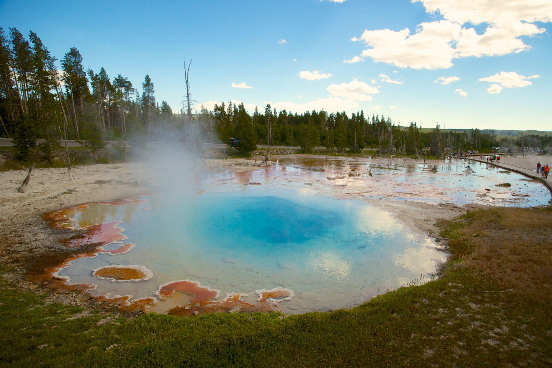 Hot Spring In Yellowstone