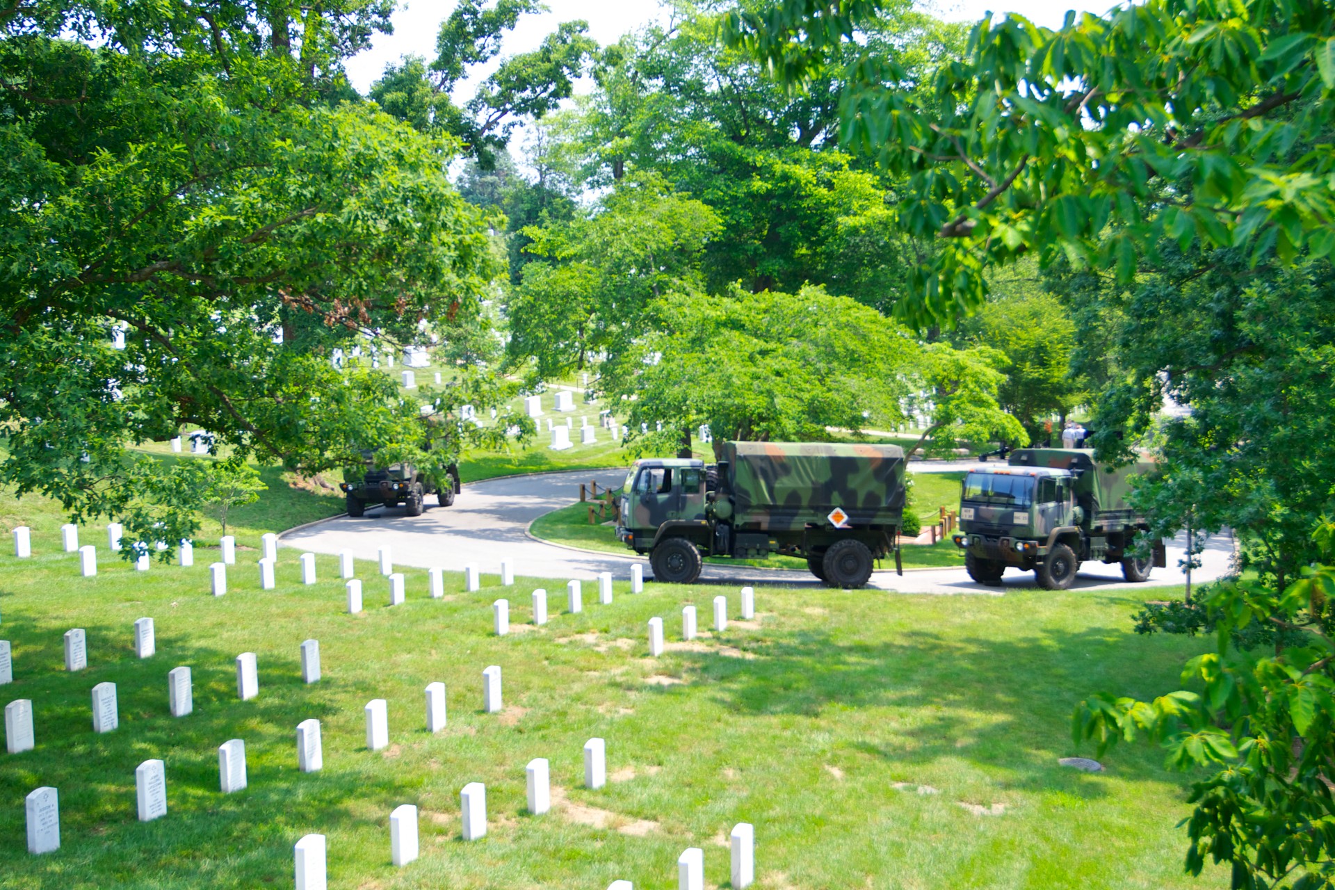 Military Vehicles At Arlington