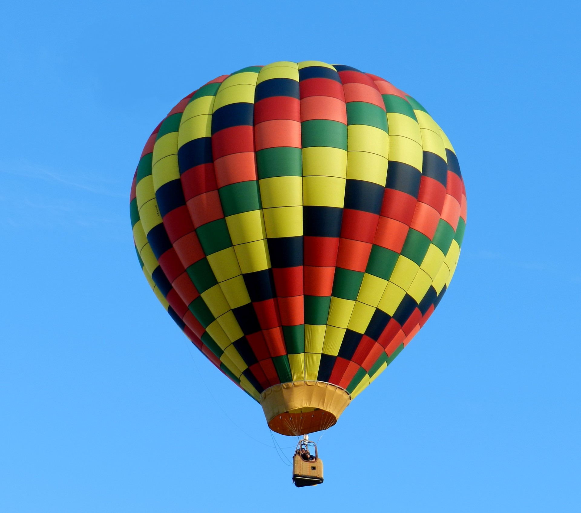 Hot air balloon at a festival in St-Jean-sur-Richelieu, Quebec