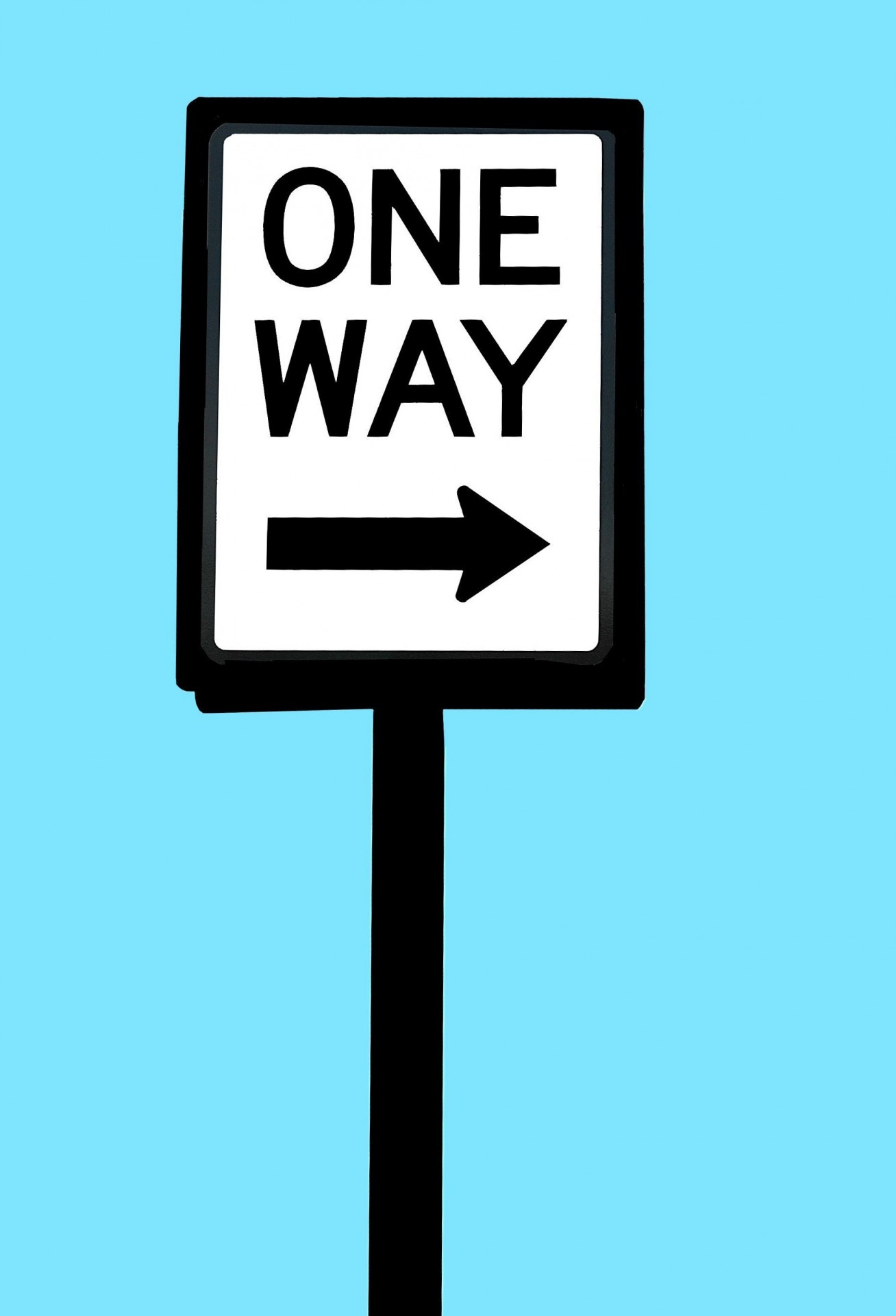 One Way Sign
