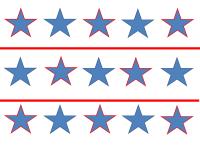 American Flag Stars Background 2