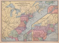 Antique Image: Map Of Early America