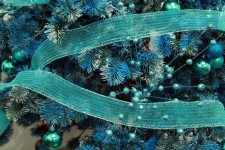 Blue Ribbon Christmas Tree