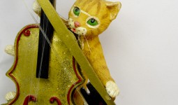 Cat Playing Cello
