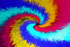 Colourful Swirled Extrusion