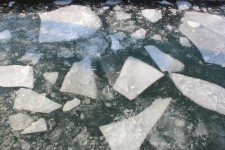 Crack Ice In The Lake