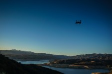 Drone Above California