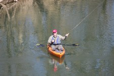 Flyfishing In A Kayak
