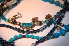 Glass And Turquoise Beaded