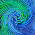 Green And Blue Swirl