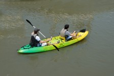 Kayaking On The River