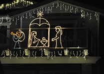 Lighted Nativity Scene