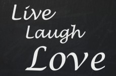Live, Laugh, Love Chalkboard