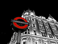 London Tube Sign