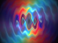 Multicolored Waves Background