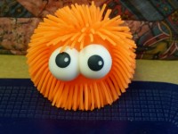 Orange Eyeball Toy