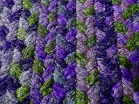 Purple Braided Rug Background