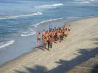 Recruits Running On Beach