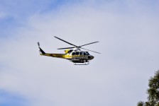 Rescue Chopper Overhead