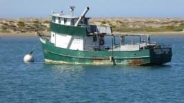 Rusty Fishing Ship