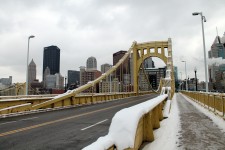 Snow Covered 6th Street Bridge - 01