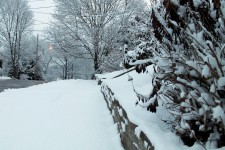 Snow Covered Wall - 01