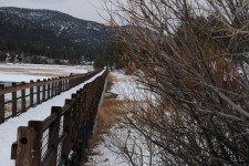 Snow On Bridge