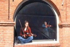 Street Art: Girl With Violin