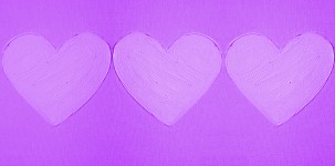 Triple Purple Hearts