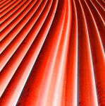Vermilion Piping Abstract