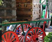 Vintage Wagon With Trunks