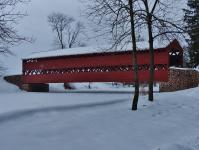 Winter Covered Bridge