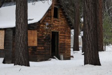 Winter Wooden Cabin