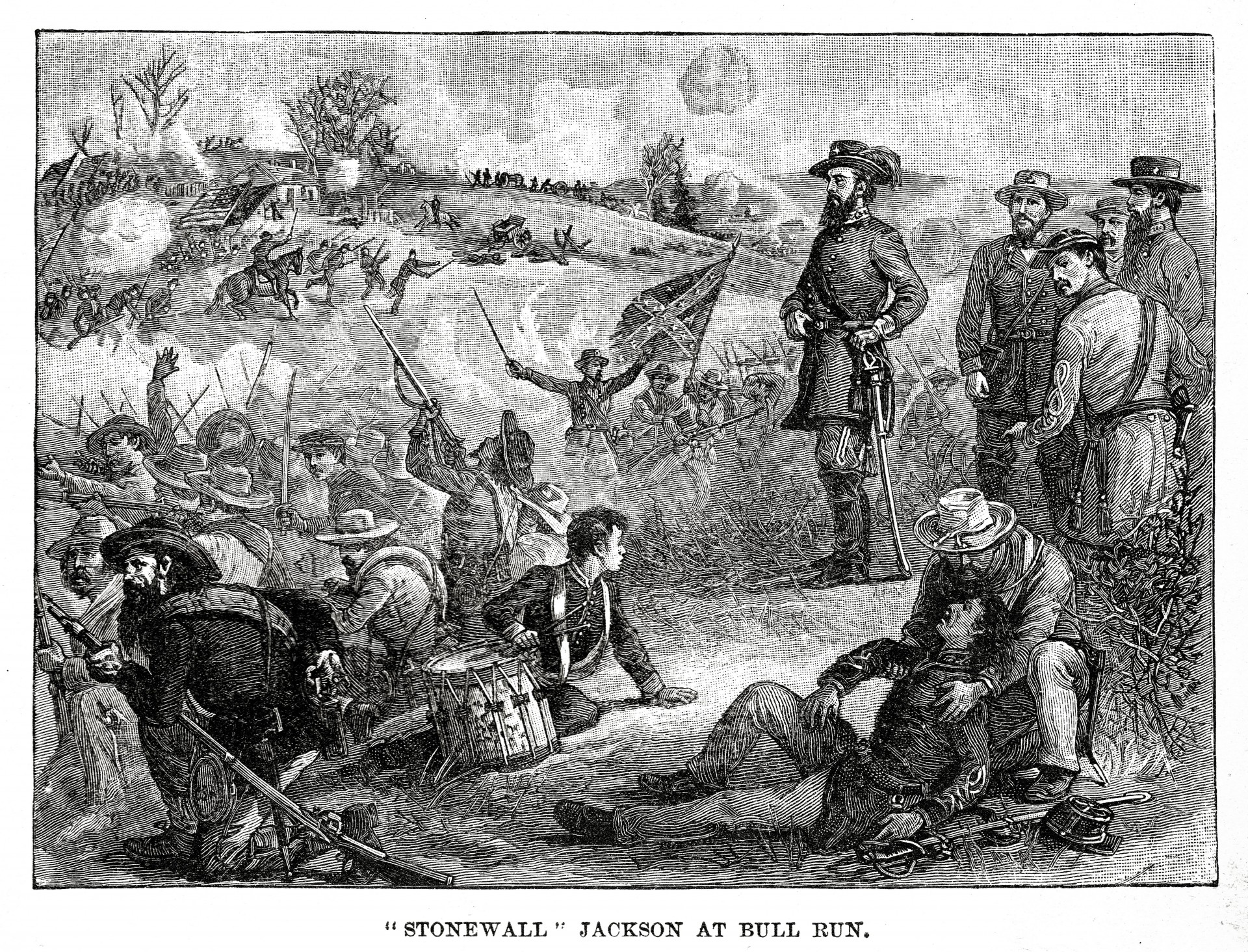 Antique Image - Battle Of Bull Run