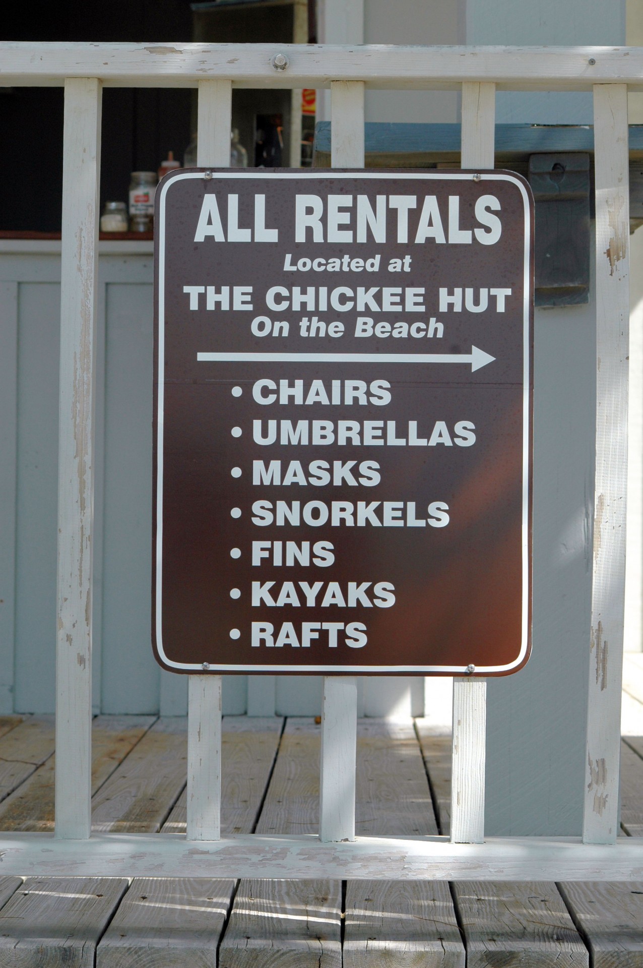 Beach Rental Sign
