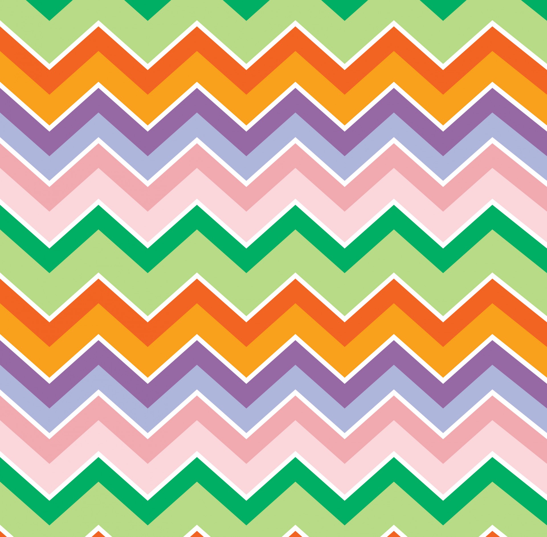 Chevrons Zigzag Colorful Background