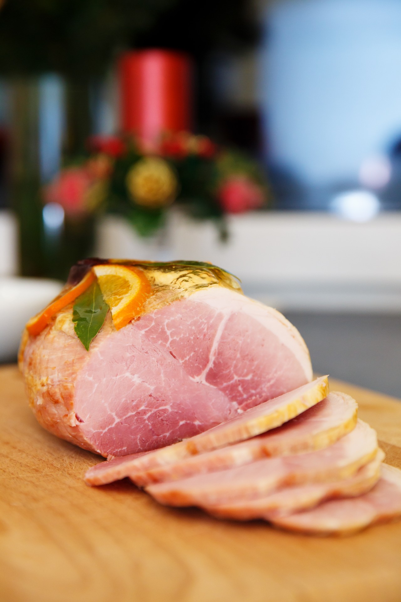 Christmas Ham Sliced