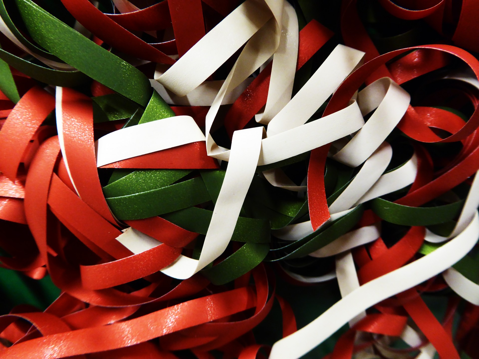 Christmas Ribbon Background