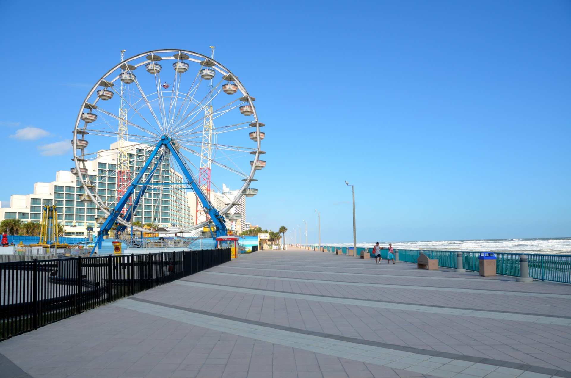 Daytona Beach, Florida recreation area boardwalk