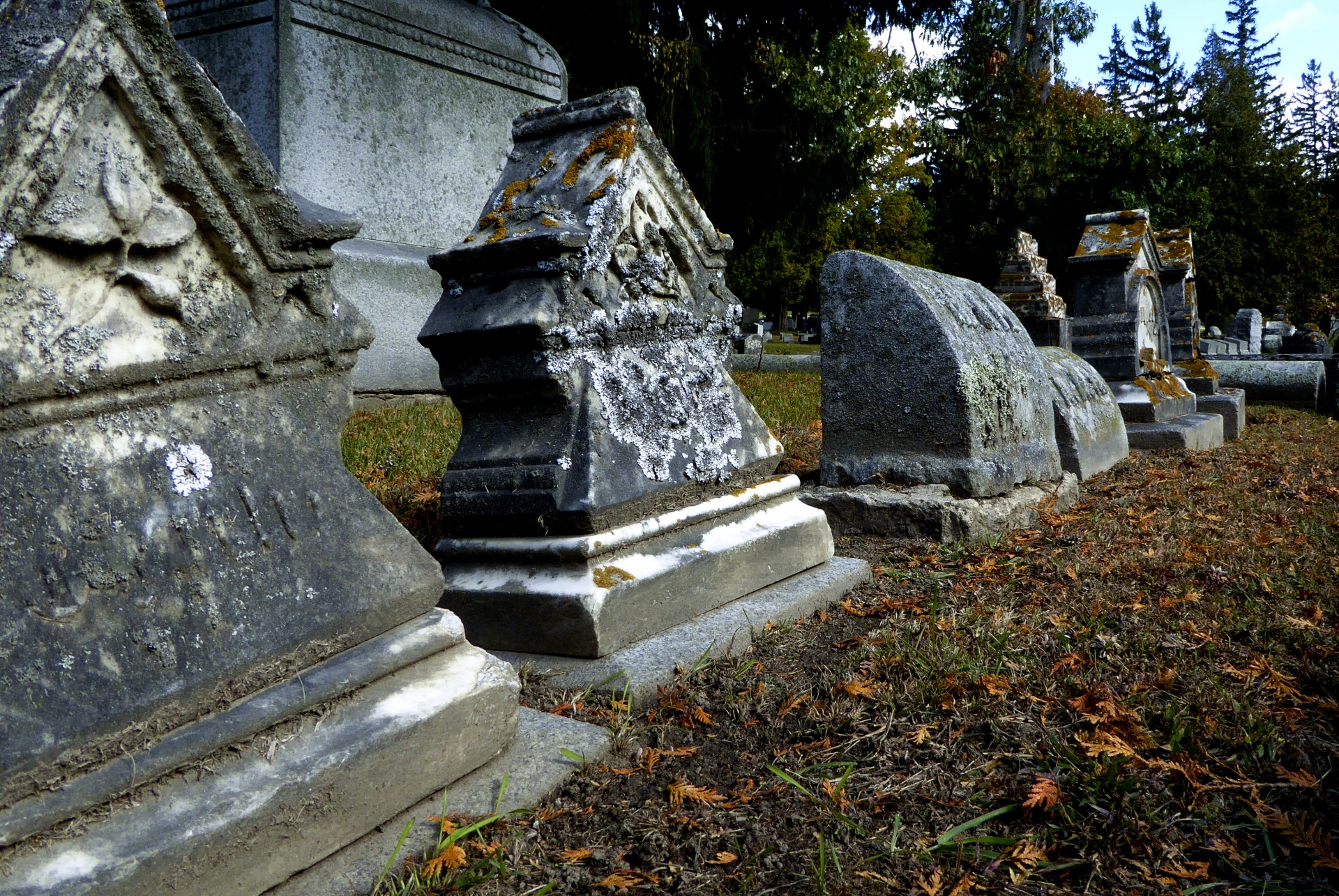 Old Graveyard Tombstones