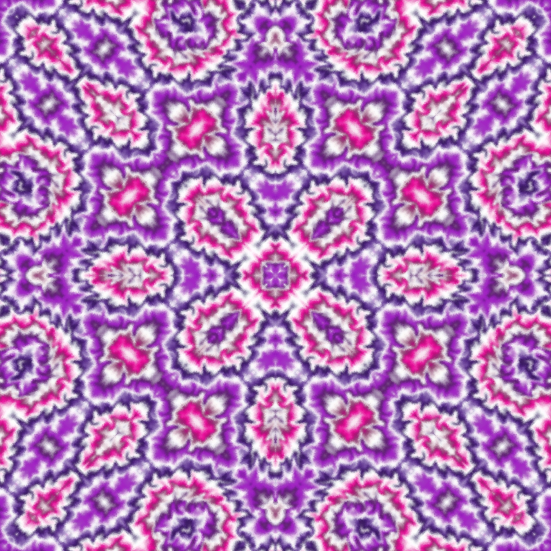 Pink And Purple Kaleidoscope