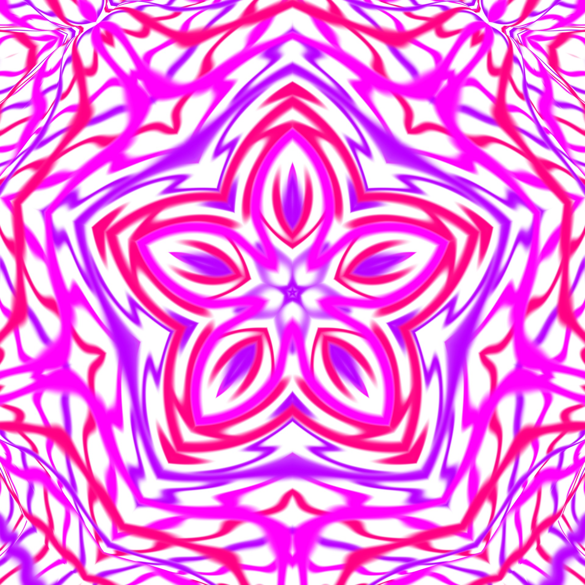 Red Pink And Purple Kaleidoscope