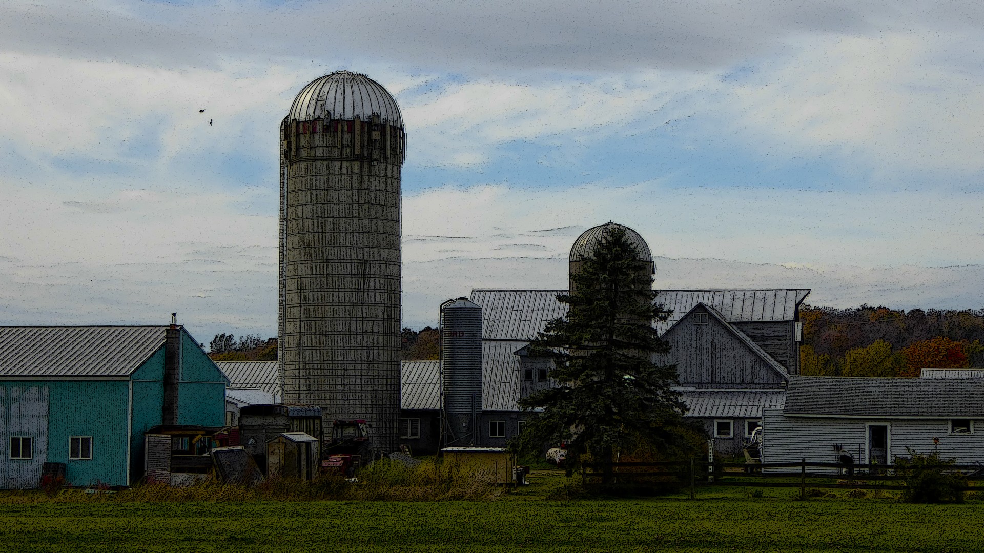 Vermont Farm In The Fall